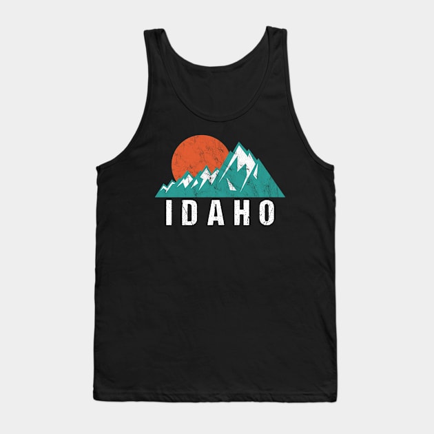 Retro Vintage Idaho Tank Top by JKFDesigns